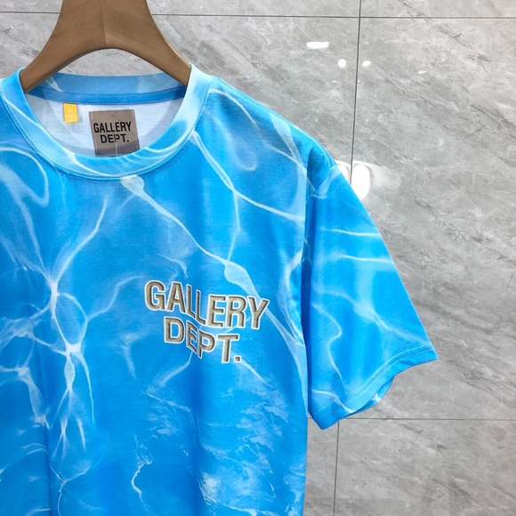 Gallery Dept Aqua Water Pattern Tee - Picture 3 of 10